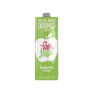 PURA FRUTTA, Jugo Manzana Verde 1lt, SIN TACC