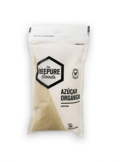 BEEPURE, Azúcar Rubia Orgánica Ziploc, 700g
