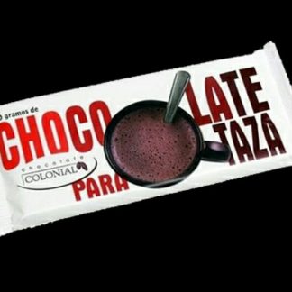 COLONIAL, Tableta de chocolate para taza, 100g. 10 unidades.SIN TACC.