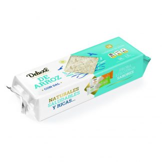 DELUXE, GALLETAS de arroz SALADA, SIN TACC