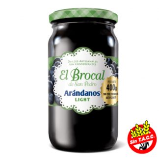 EL BROCAL, Dulce de Arándanos LIGHT, 400g, SIN TACC
