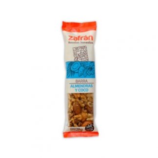 Zafran, barritas almendras y coco 28g SIN TACC