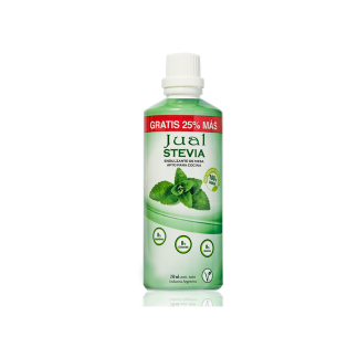 JUAL, Edulcorante stevia líquida, 250cc