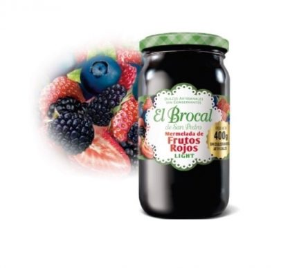 EL BROCAL, Dulce de Frutos Rojos LIGHT, 400g, SIN TACC