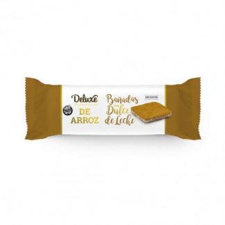 DELUXE, GALLETAS de arroz BAÑADAS en dulce de leche, SIN TACC
