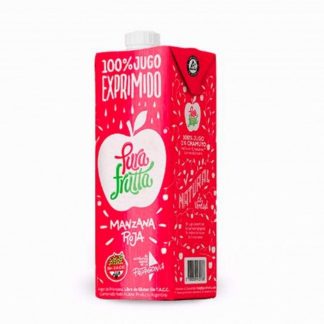 PURA FRUTTA, Jugo Manzana Roja, 1lt, SIN TACC