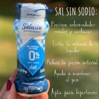 SALUSIN, Sal dietética sin sodio, 70g