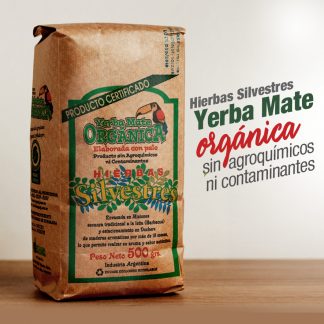 HIERBAS SILVESTRES, Yerba Mate orgánica, 500g