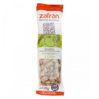 Zafran, barritas manzana y chia 28g SIN TACC