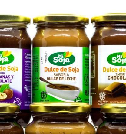 MI SOJA, Dulce de Soja, sabor Dulce de Leche, 400g