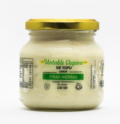 MI SOJA, untable tofu sabor finas hierbas, 230g.