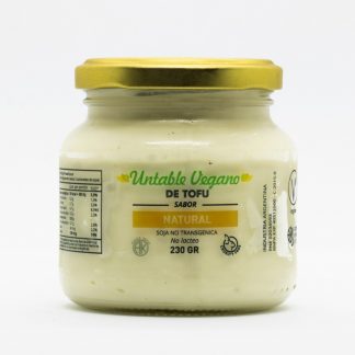 MI SOJA, untable tofu sabor natural, 230g.
