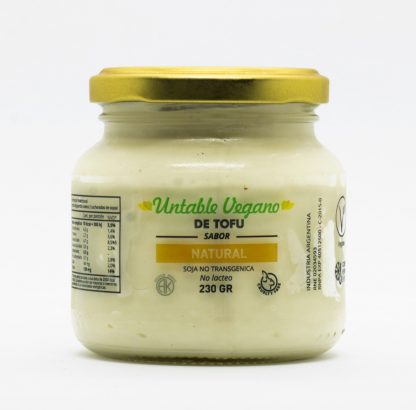 MI SOJA, untable tofu sabor natural, 230g.