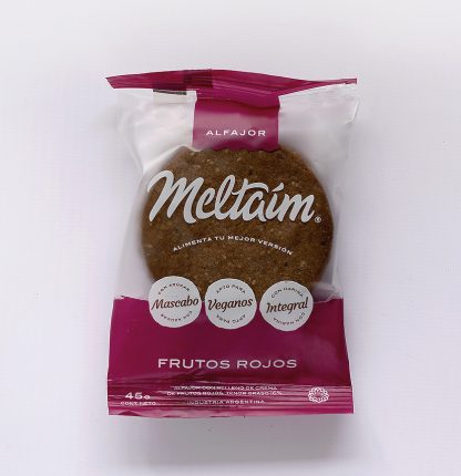 MELTAIM, Alfajores de Frutos Rojos, x12