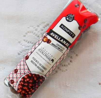 COLONIAL, Avellanas con chocolate, 100g, SIN TACC