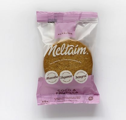 MELTAIM, Alfajores de Frutilla, x12