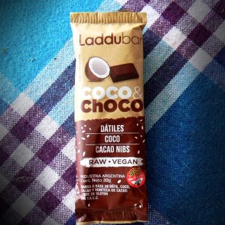 LADDUBAR, barritas de Dátiles, coco y cacao, 30g. SIN TACC.