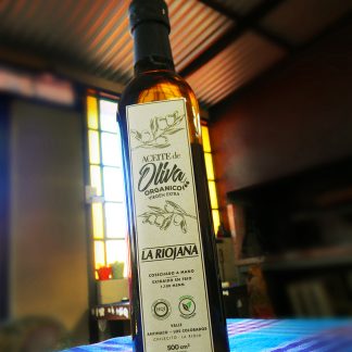 OFERTA LA RIOJANA, Aceite de oliva ORGÁNICO virgen extra, extraído en frío, ALTA GAMA 500cm3.