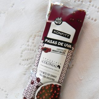 COLONIAL, Pasas de Uva con chocolate, 100g, SIN TACC