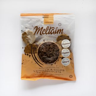 MELTAIM, Cookies vainilla y chips de chocolate, 150g, veganas y light
