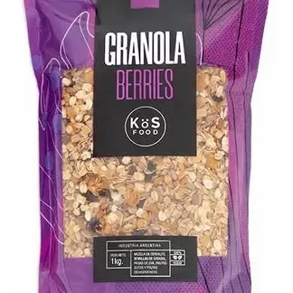 KOS FOOD, granola Berries, 1kg