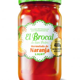 EL BROCAL, Dulce de Naranja LIGHT, 400g, SIN TACC