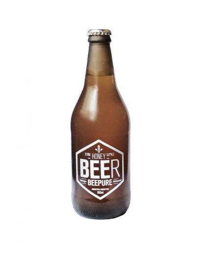 BEEPURE, Cerveza artesanal HONEY, 500ml