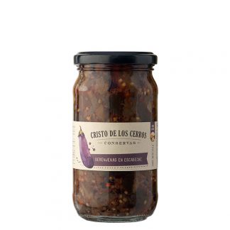 CRISTO DE LOS CERROS, Berenjenas en Escabeche, 350g
