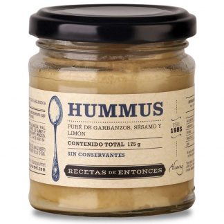 RECETAS DE ENTONCES, Hummus, Puré de garbanzos, 175g