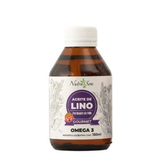 VTO SEPT 2025! NUTRASEM. Aceite de Lino Nutracéutico. Complejo Dietario, 150ml, SIN TACC, VEGANO