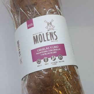 MOLENS, Pan Ciruelas y Lino, 650g