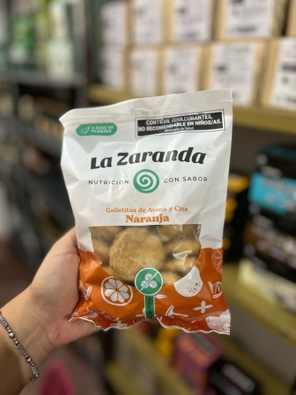 LA ZARANDA, Galletitas SIN AZUCAR Naranja, 200g, VEGANAS