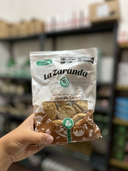 LA ZARANDA, Galletitas SIN AZUCAR Dulce de Leche, 200g, VEGANAS