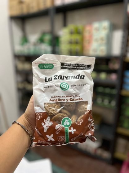 LA ZARANDA, Galletitas SIN AZUCAR Jengibre y Canela, 200g, VEGANAS