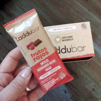 LADDUBAR, barritas de frutos rojos, 30g. SIN TACC.