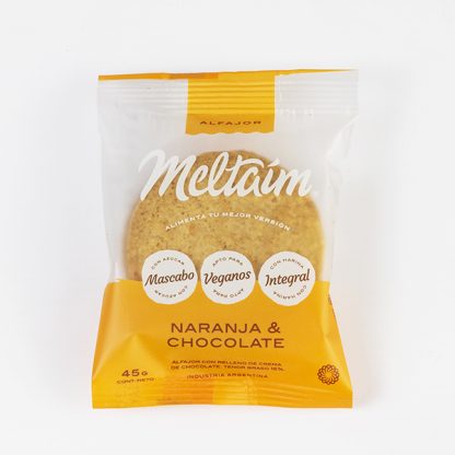 MELTAIM, Alfajores de Naranja, x12