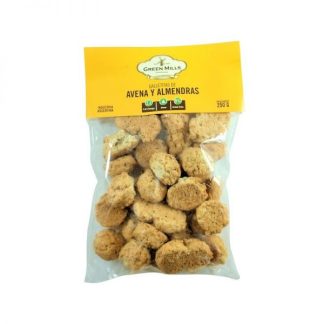 GREEN MILLS, galletitas de Avena y almendras, 250gr.