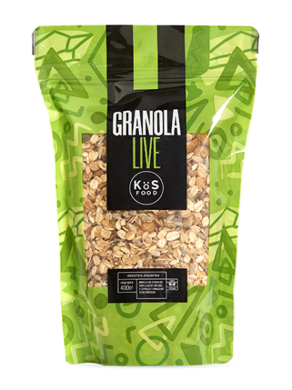 KOS FOOD, granola Live, 400gr.