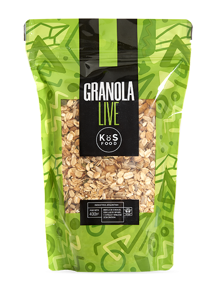 KOS FOOD, granola Live, 400gr.