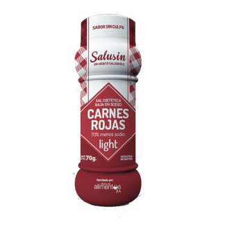 SALUSIN, Sal dietética sin sodio, sabor carnes rojas