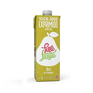 PURA FRUTTA, Jugo Pera y Limón, SIN TACC, 1L.