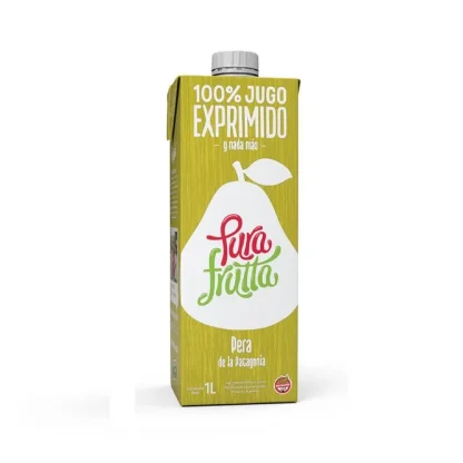 PURA FRUTTA, Jugo Pera y Limón, SIN TACC, 1L.