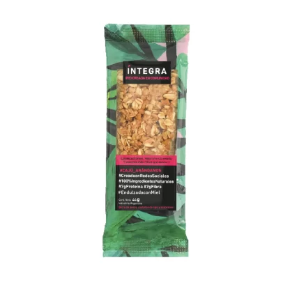INTEGRA, Barritas Cajú y Arándanos,10u
