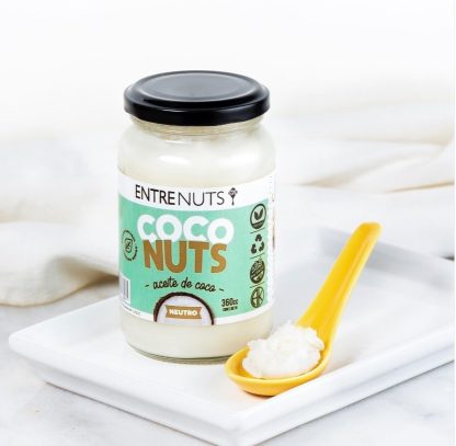 ENTRENUTS, Aceite de Coco Neutro, 360g