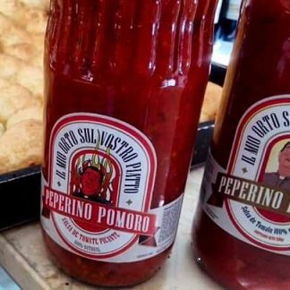 PEPERINO POMORO, salsa de tomate PICANTE, 480 ml