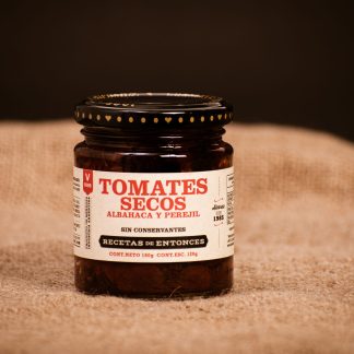 RECETAS DE ENTONCES, Tomates secos condimentados, 210gr