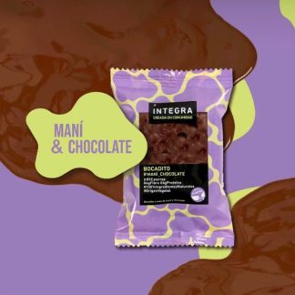 INTEGRA, Bocaditos de Chocolate y Maní, 26g