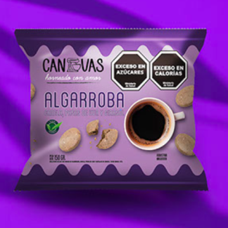 CANVAS, galletitas Algarroba, Canela, Pasas y Girasol, 150g VEGANO