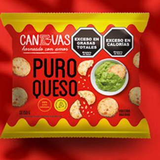 CANVAS, galletitas Queso Natural, 150g