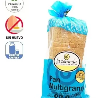 LA ZARANDA, Pan Integral Multigrano con Avena, 500g, VEGANO